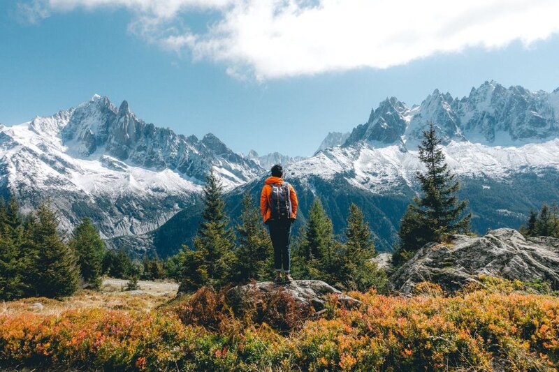 Si dovrebbe raggiungere La Flegere rifugio in circa 2 ore