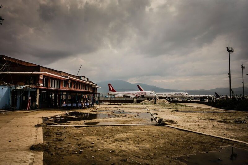 Llegando a Pokhara