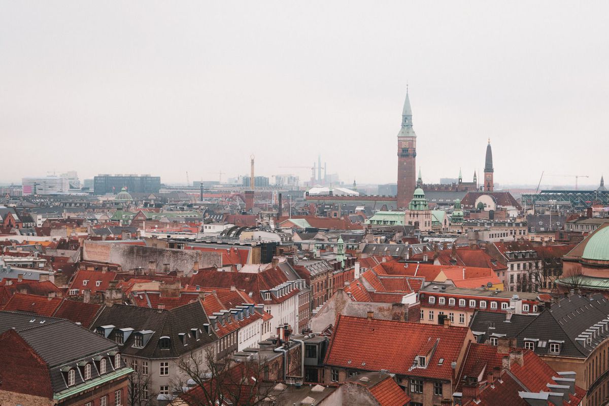 From the observational deck, you will be able to see the green dome of Frederik