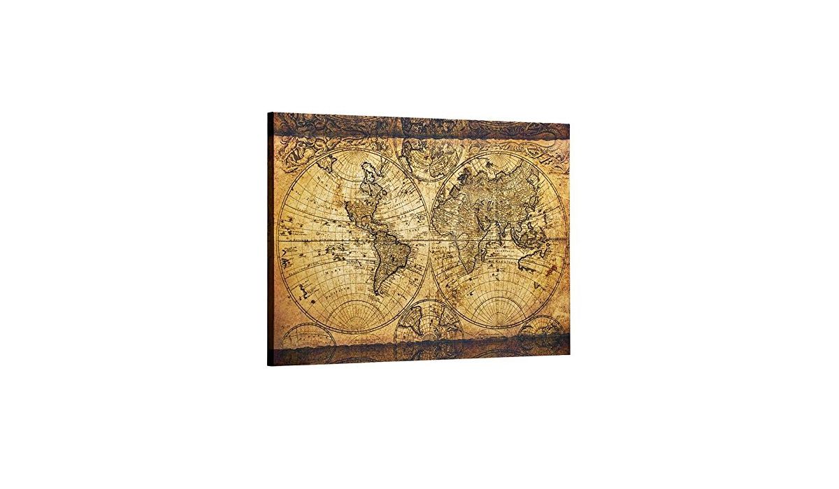 10. Vintage World Maps (US$45.99)