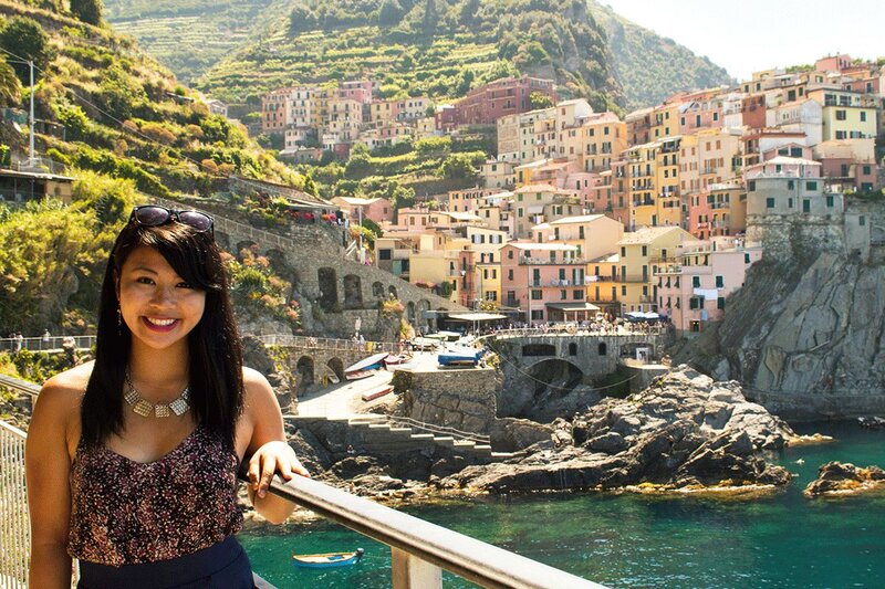 asian female travel blogger