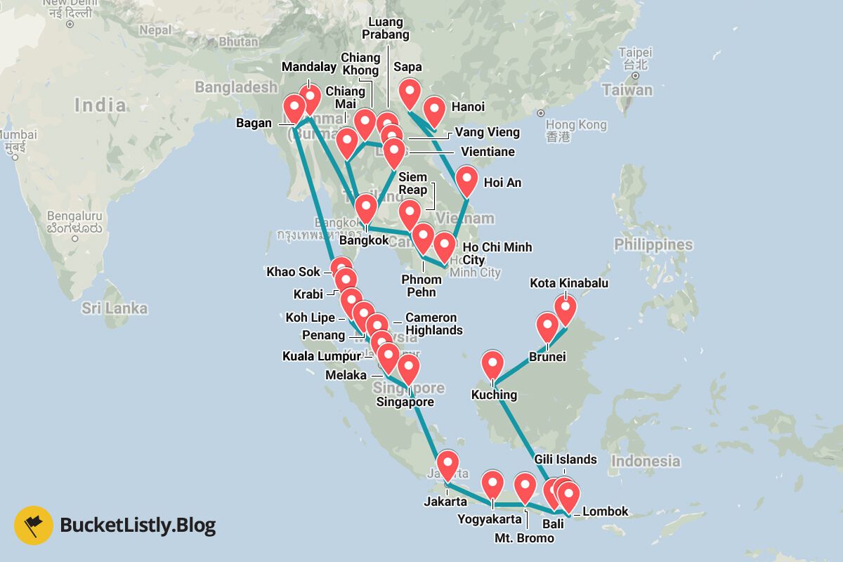 The Ultimate Southeast Asia Itinerary and Travel Guide