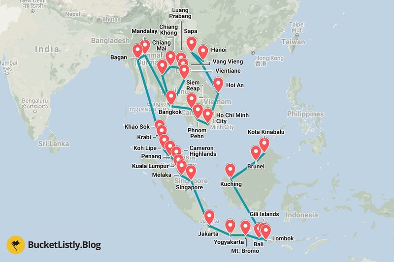 3 Months Backpacking Southeast Asia Itinerary for Solo Travelers