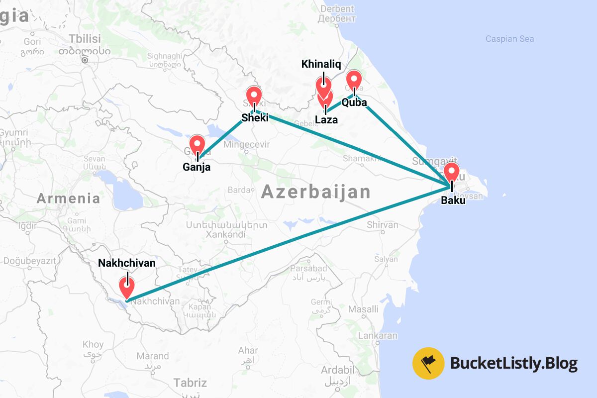 india to azerbaijan travel time