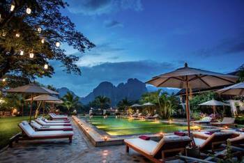 Riverside Boutique Resort, Vang Vieng - High-End - Double Room