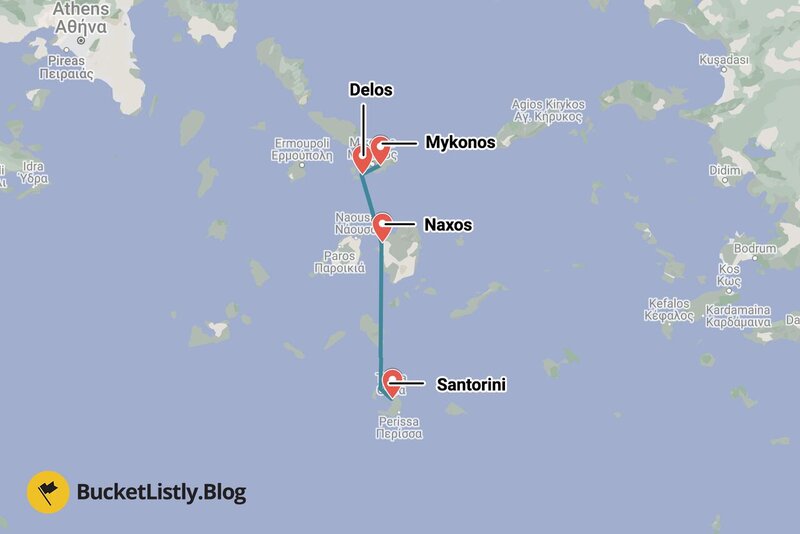 3 Days Backpacking Greek Islands Itinerary for Solo Travelers