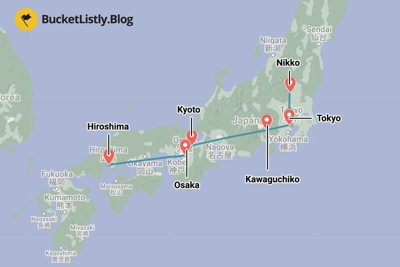 2 Weeks Backpacking Japan Itinerary for Solo Travelers