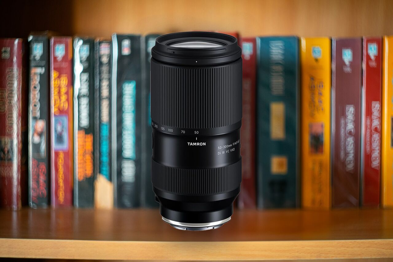 The Tamron 50-300mm lens