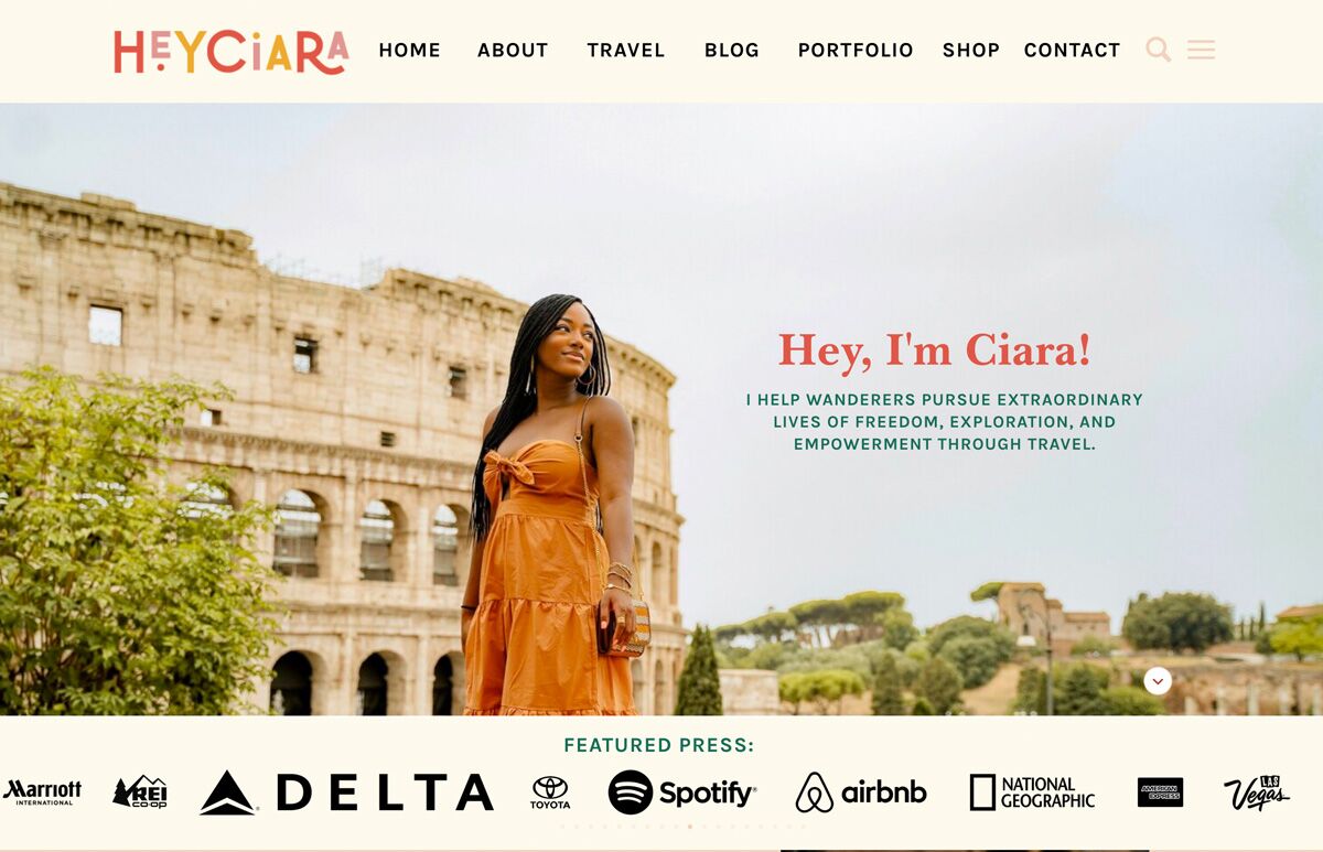 HeyCiara Website