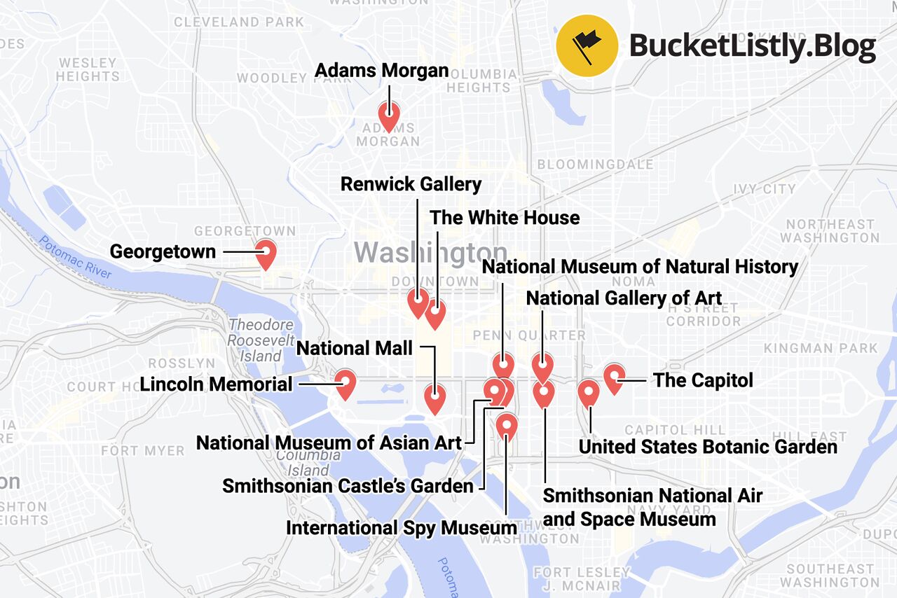 Washington DC Guide: 10 Must-Do Activities for First-Timers