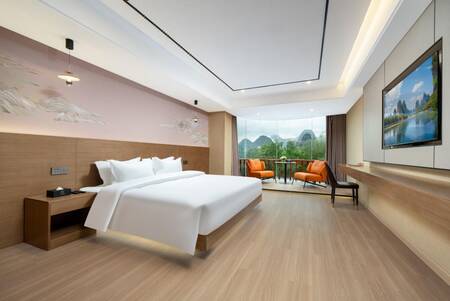 Yue An Hotel (Guilin Xiangbishan Park East and West Lane) - Budget - Double Room