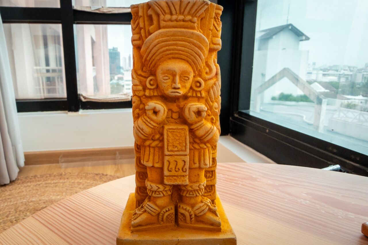 The miniature version of a scuplture I bought at La Casa de Todo