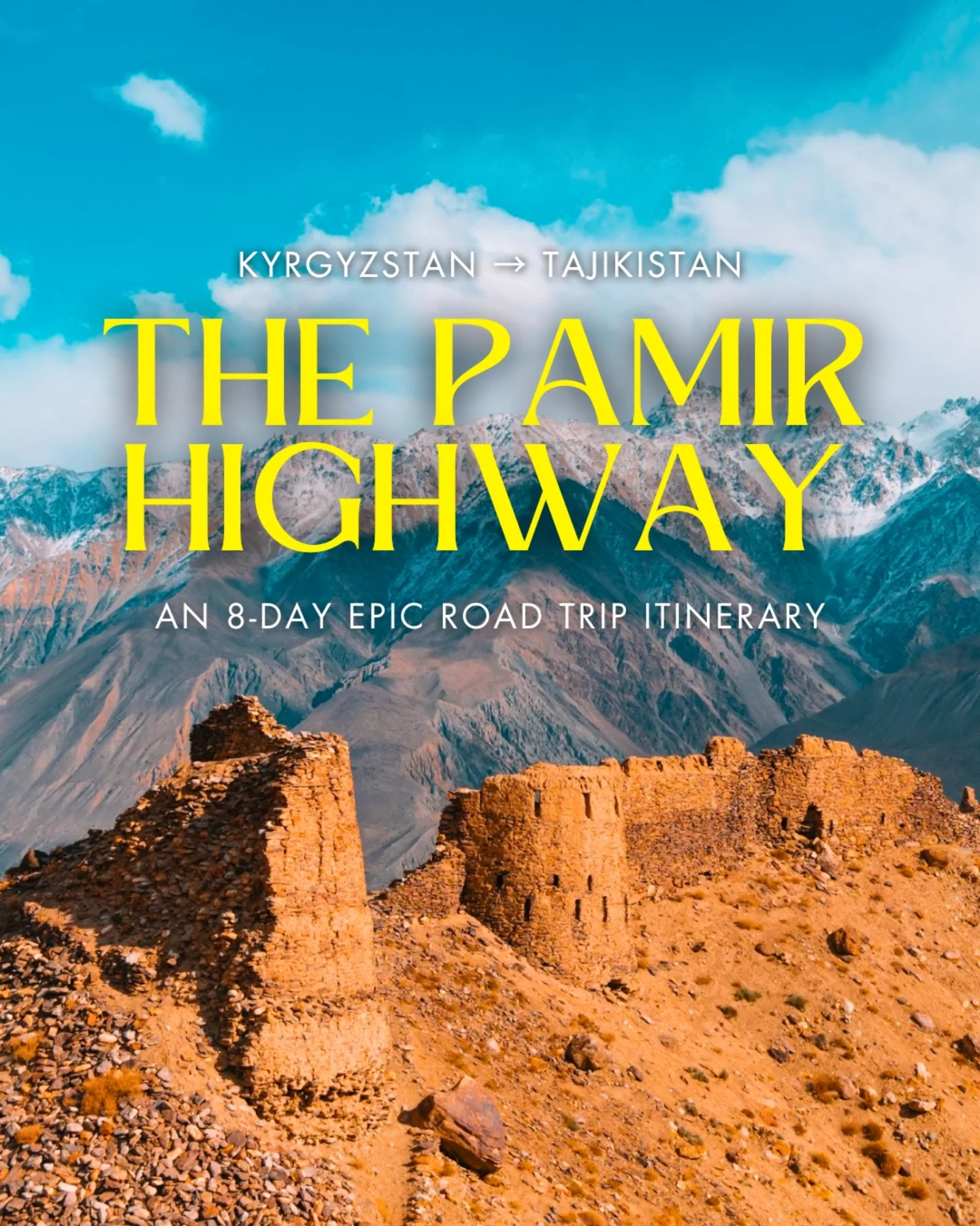 Share 8 Days Pamir Highway Itinerary: Central Asia's Most Epic Road Trip on Pinterest.