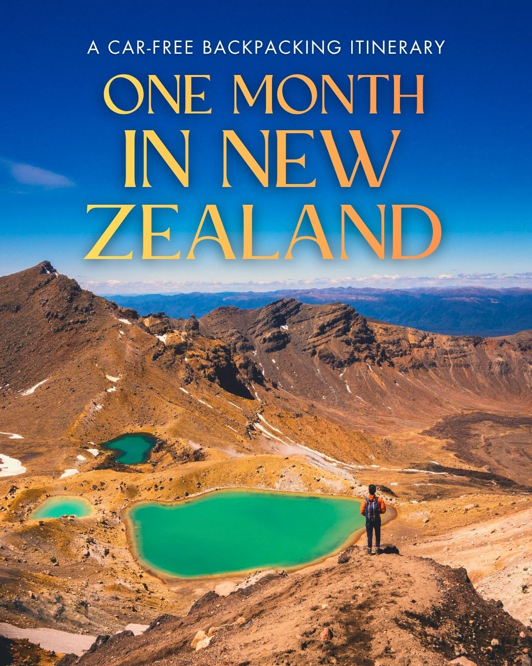 Share One Month Backpacking New Zealand Itinerary on Pinterest.