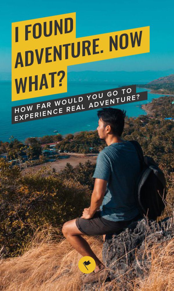 Share I Found Adventure. Now What? on Pinterest.