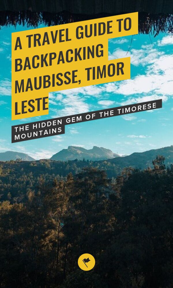 Share A Travel Guide to Backpacking Maubisse, Timor Leste on Pinterest.