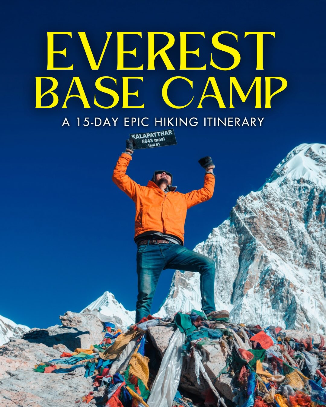 Share 15 Days Itinerary for Everest Base Camp & Gokyo Ri  on Pinterest.