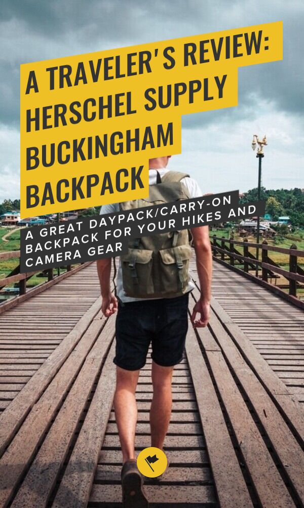 Share A Traveler's Review: Herschel Supply Buckingham Backpack on Pinterest.