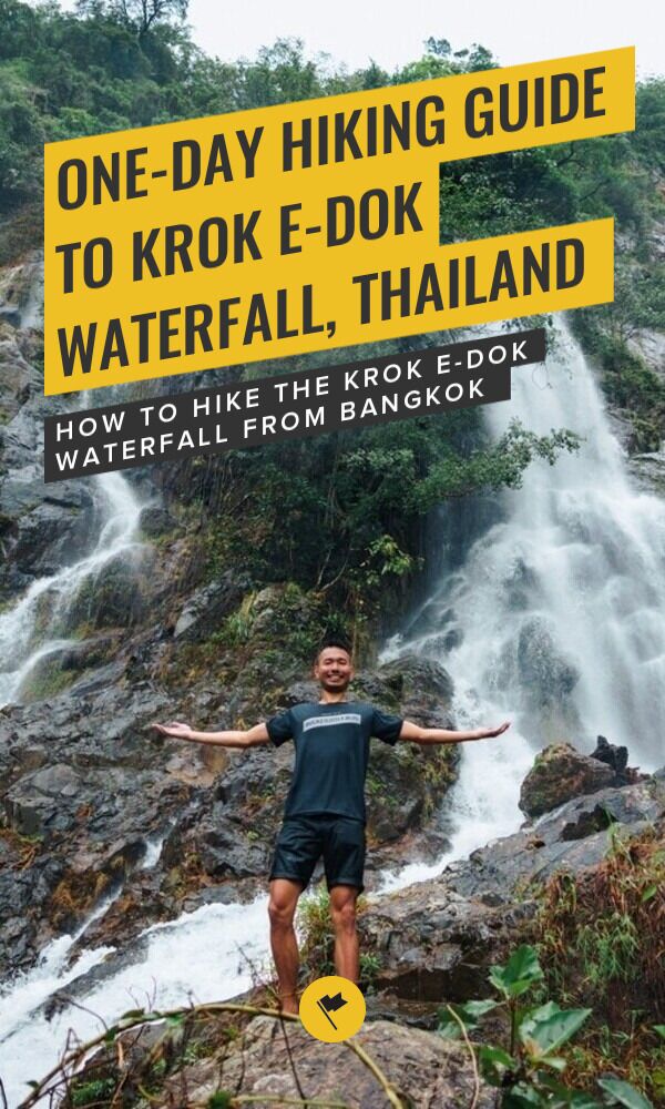 Share One-Day Hiking Guide to Krok E-Dok Waterfall, Thailand on Pinterest.
