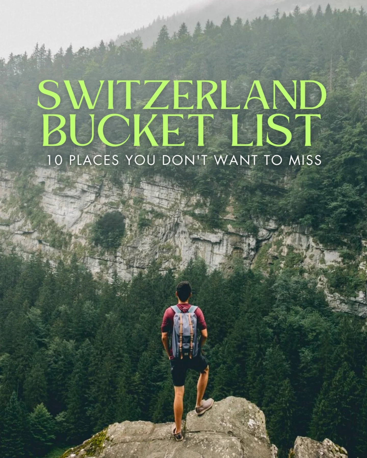 Share Discover Swizterland: 10 Places You Don't Want to Miss on Pinterest.