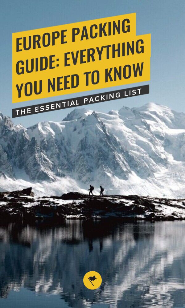 Share Europe Packing Guide: Everything You Need to Know on Pinterest.