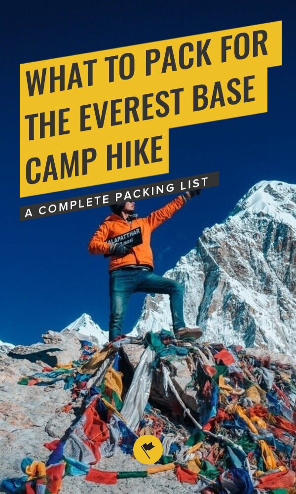 Share The Ultimate Packing List for the Everest Base Camp Trek on Pinterest.