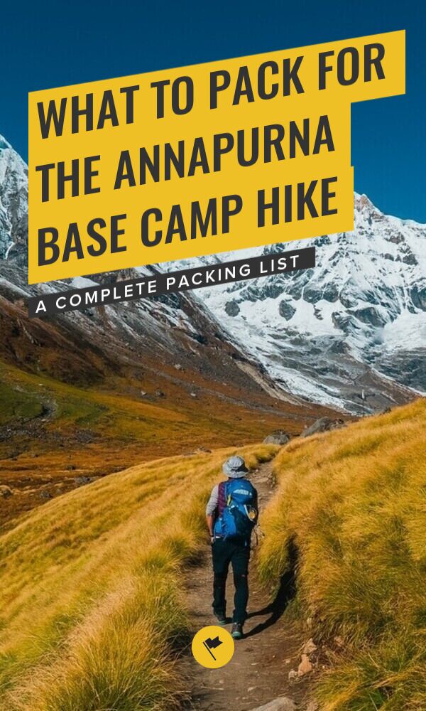Share The Ultimate Packing List for the Annapurna Base Camp Trek on Pinterest.