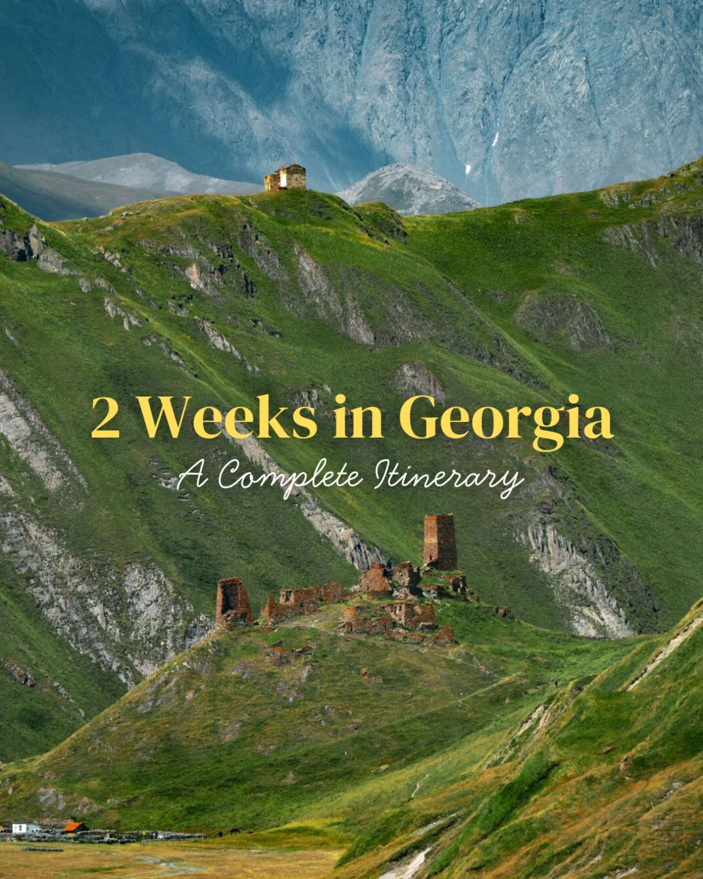 Share 2 Weeks Backpacking Georgia Itinerary  on Pinterest.