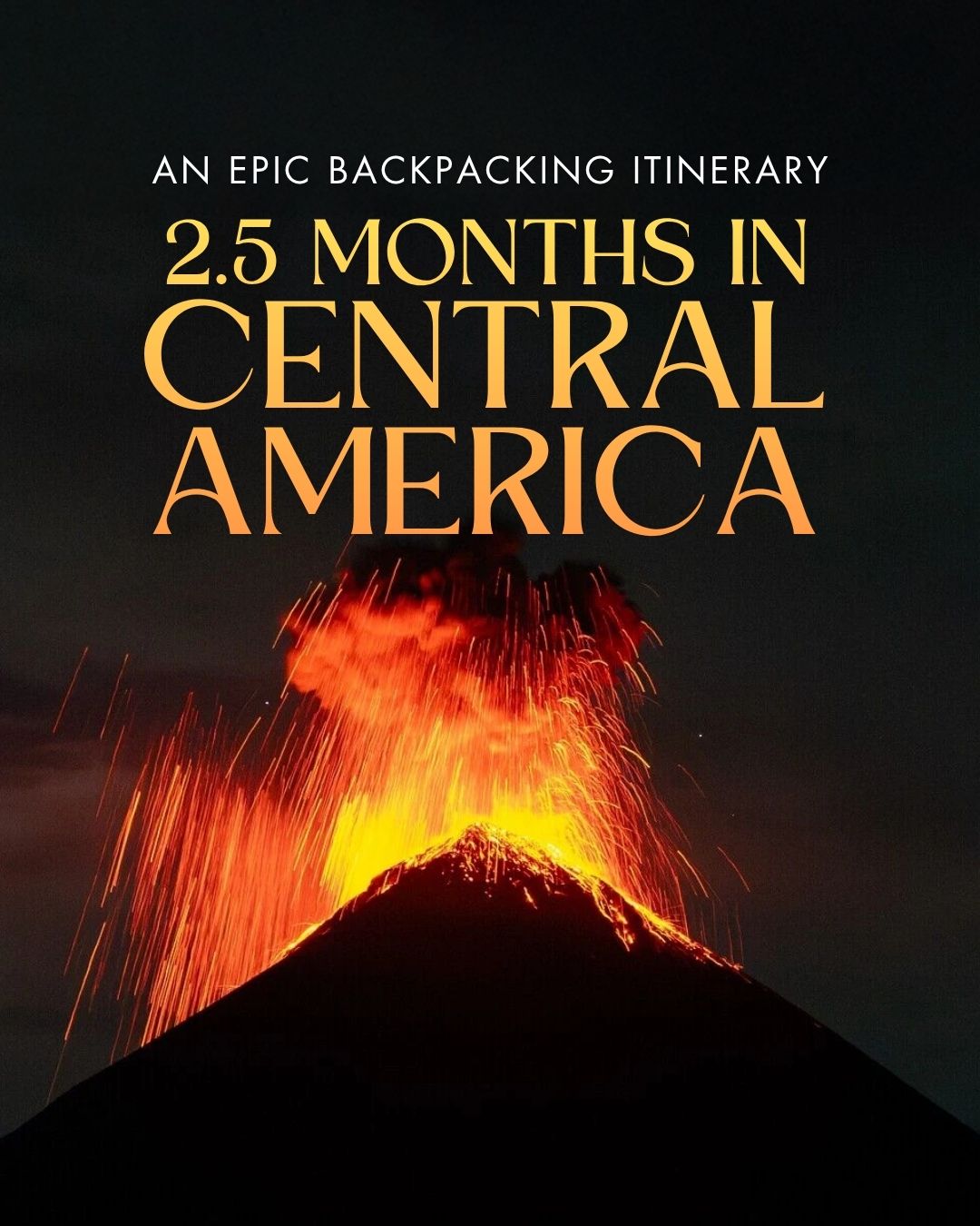 Share 2.5 Months Central America Backpacking Itinerary on Pinterest.