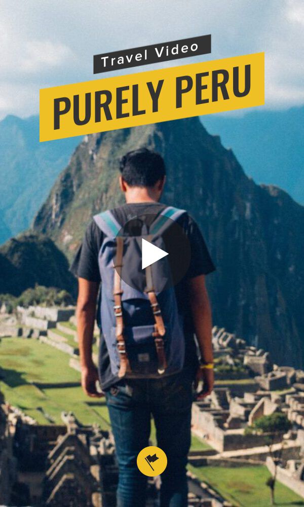 Share Purely Peru - A Travel Video on Pinterest.