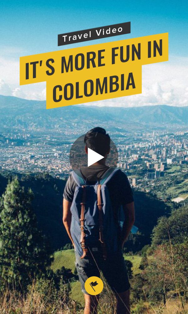 Share It's More Fun in Colombia - A Travel Video on Pinterest.