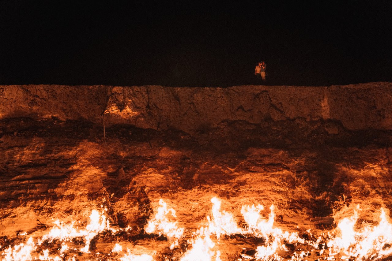 Cratère de Darvaza, Turkménistan (1 Nuit)