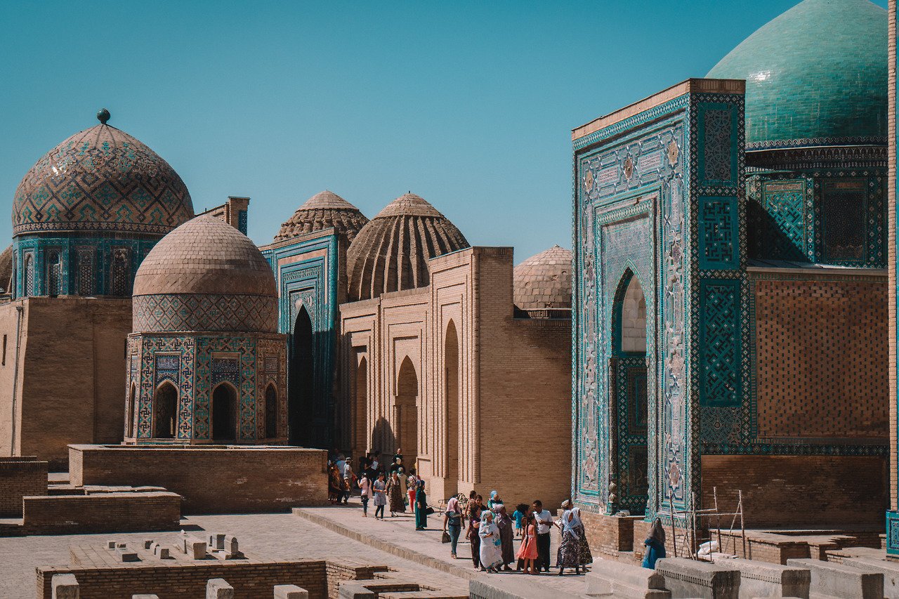 celé město Samarkand je jako open-air museum