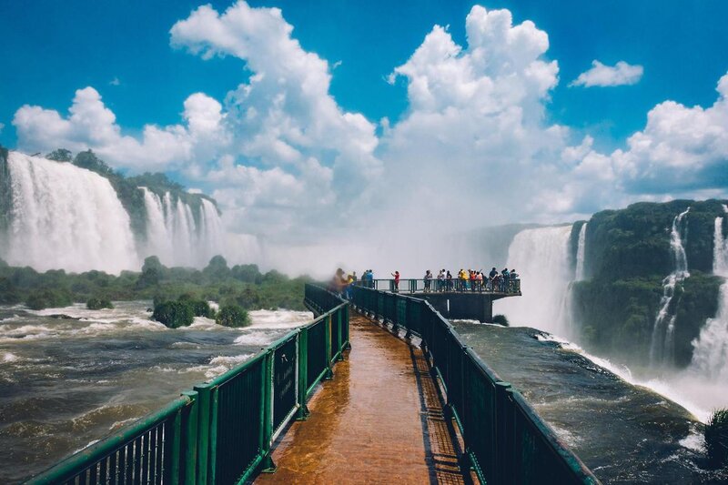 Marche de la Trilha das Cataratas à la base de la Gorge du Diable