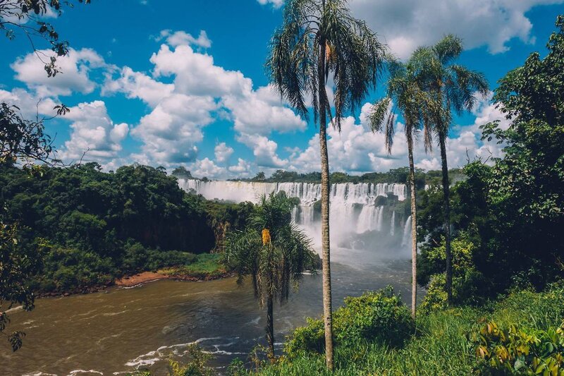 Circuit inférieur des chutes d'Iguazu