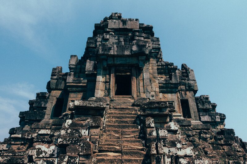 5-tier pyramid-lignende tempel er en enklere klatre enn det hores ut.