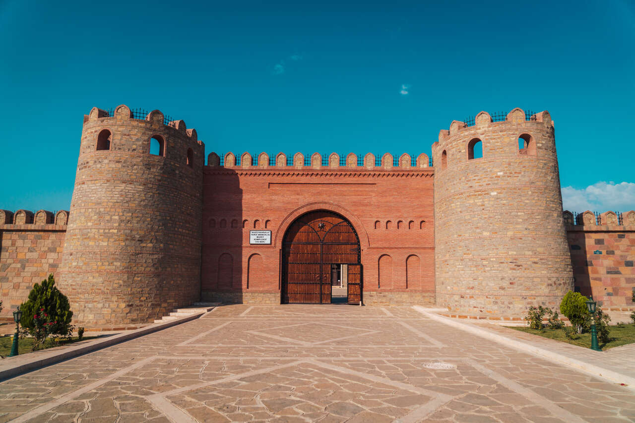 The entrance of Yezidabad Castle in Nakhchivan, Azerbaijan.