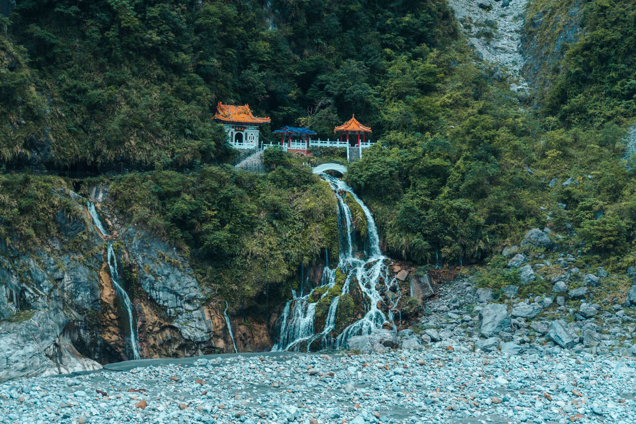 The Changchun Shrine (Eternal Spring Shrine) in Taroko, Taiwan.