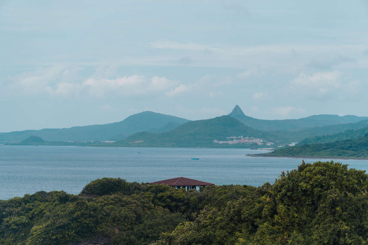 The view from a viewpoint in Eluanbi Park in Kenting Taiwan.