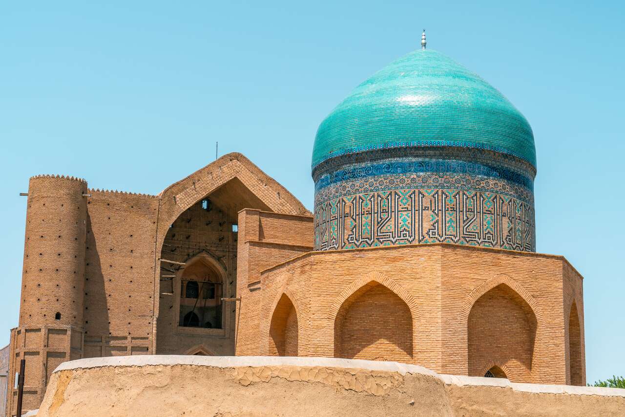 Mausoleum of Rabia Sultan Begum in Turkestan