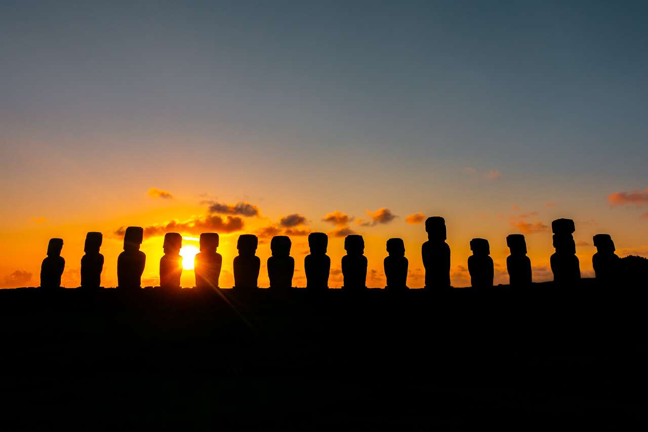 Sunrise at Easter Island