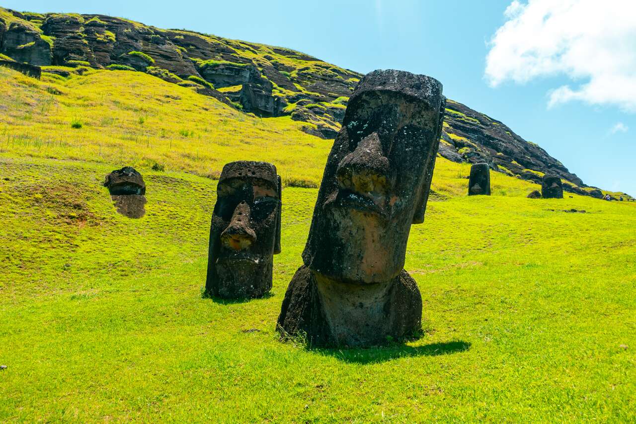 Statues at Rano Raraku