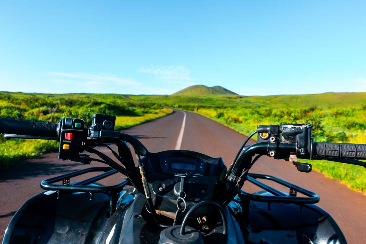 A road in Easter Island