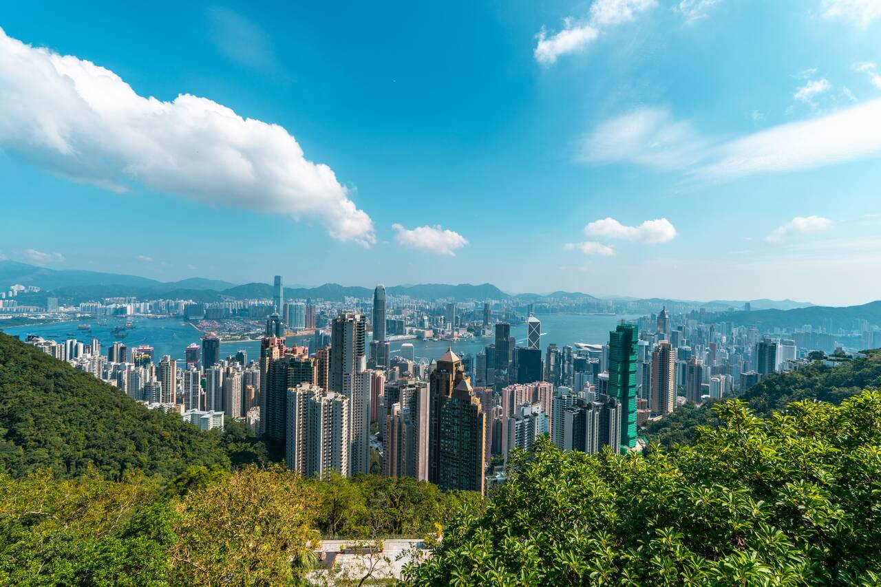 The view from Victoria Peak