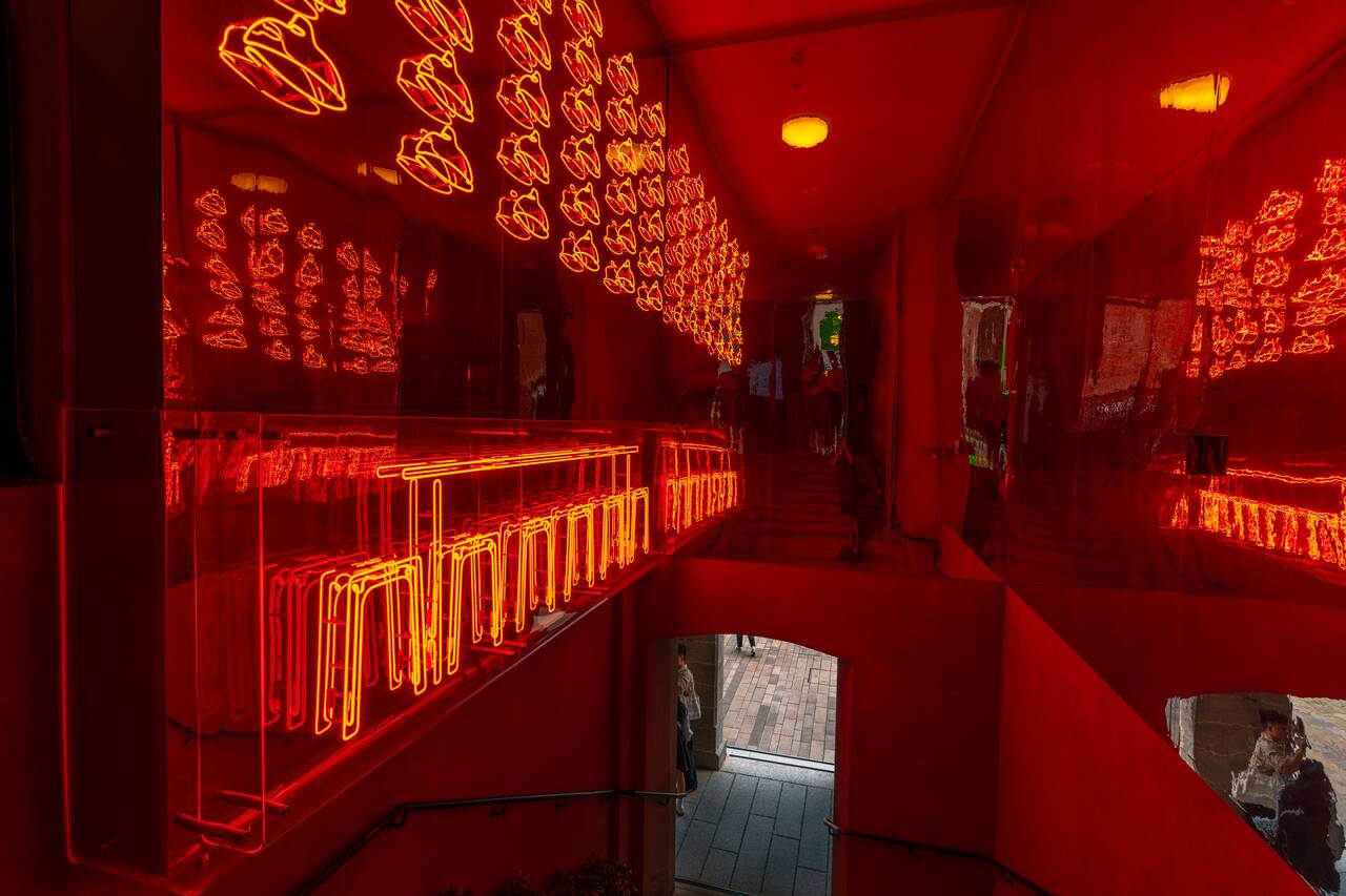 Light art at Tai Kwun