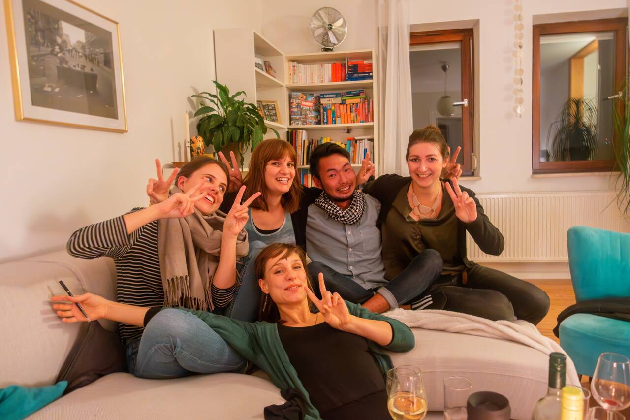 Me partying in Germany