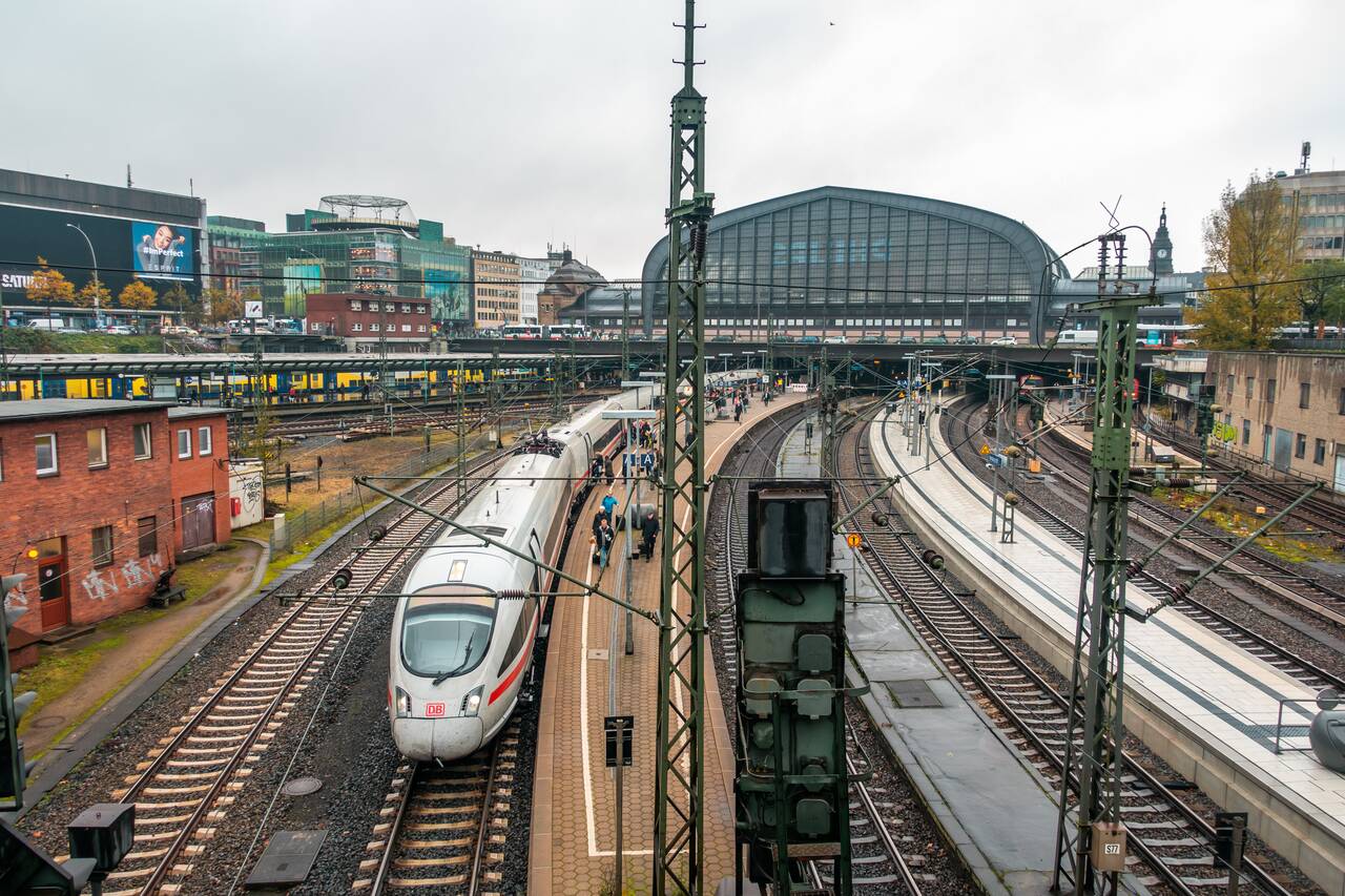 A train station in Germany