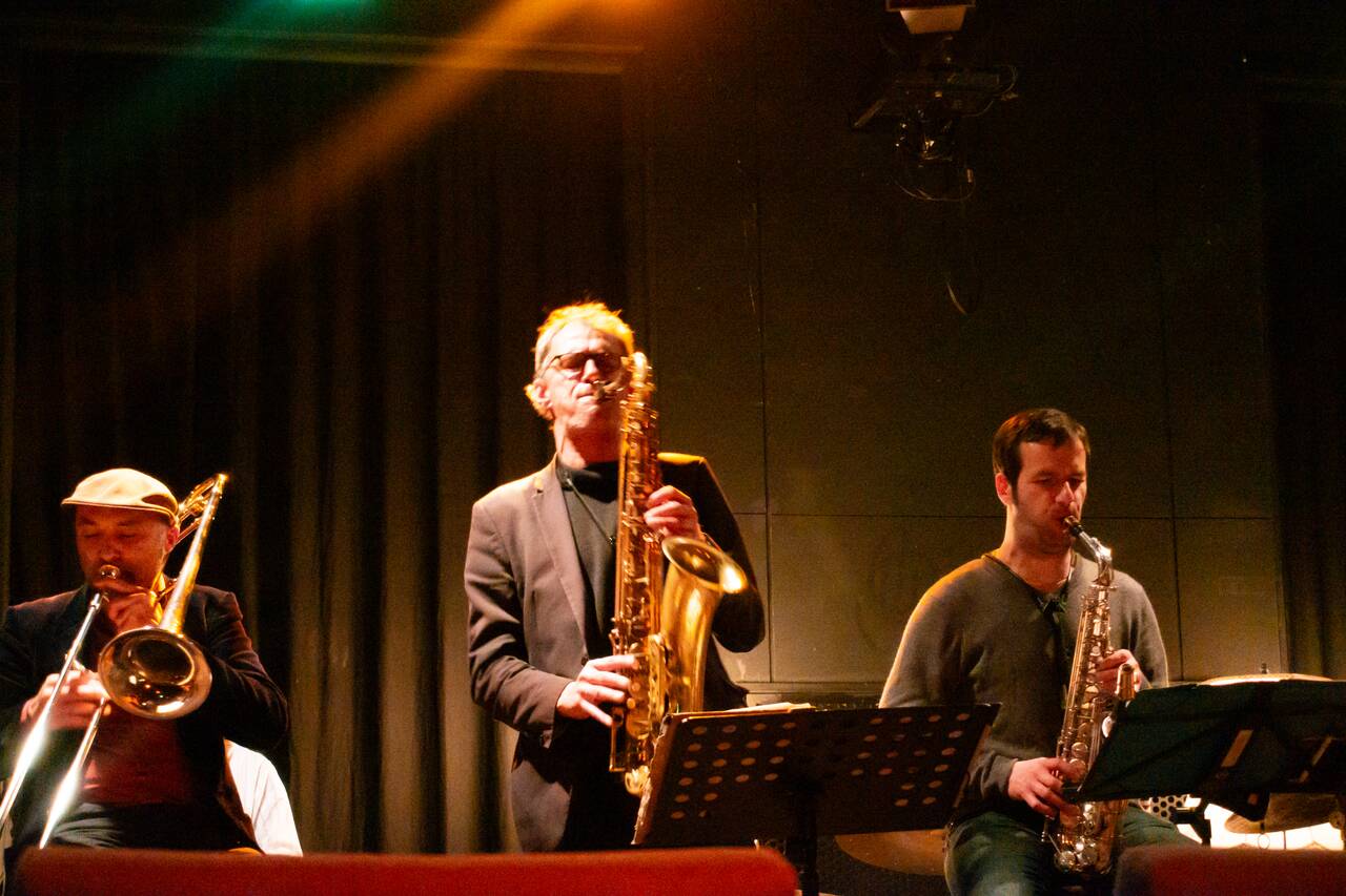 A man and his saxophone in Dresden