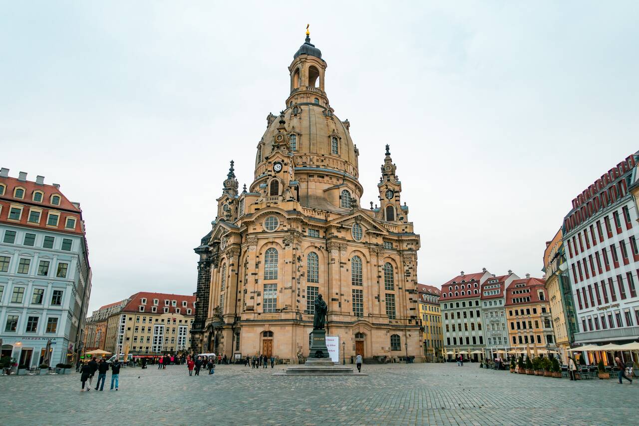 The exterior of Frauenkirche Church