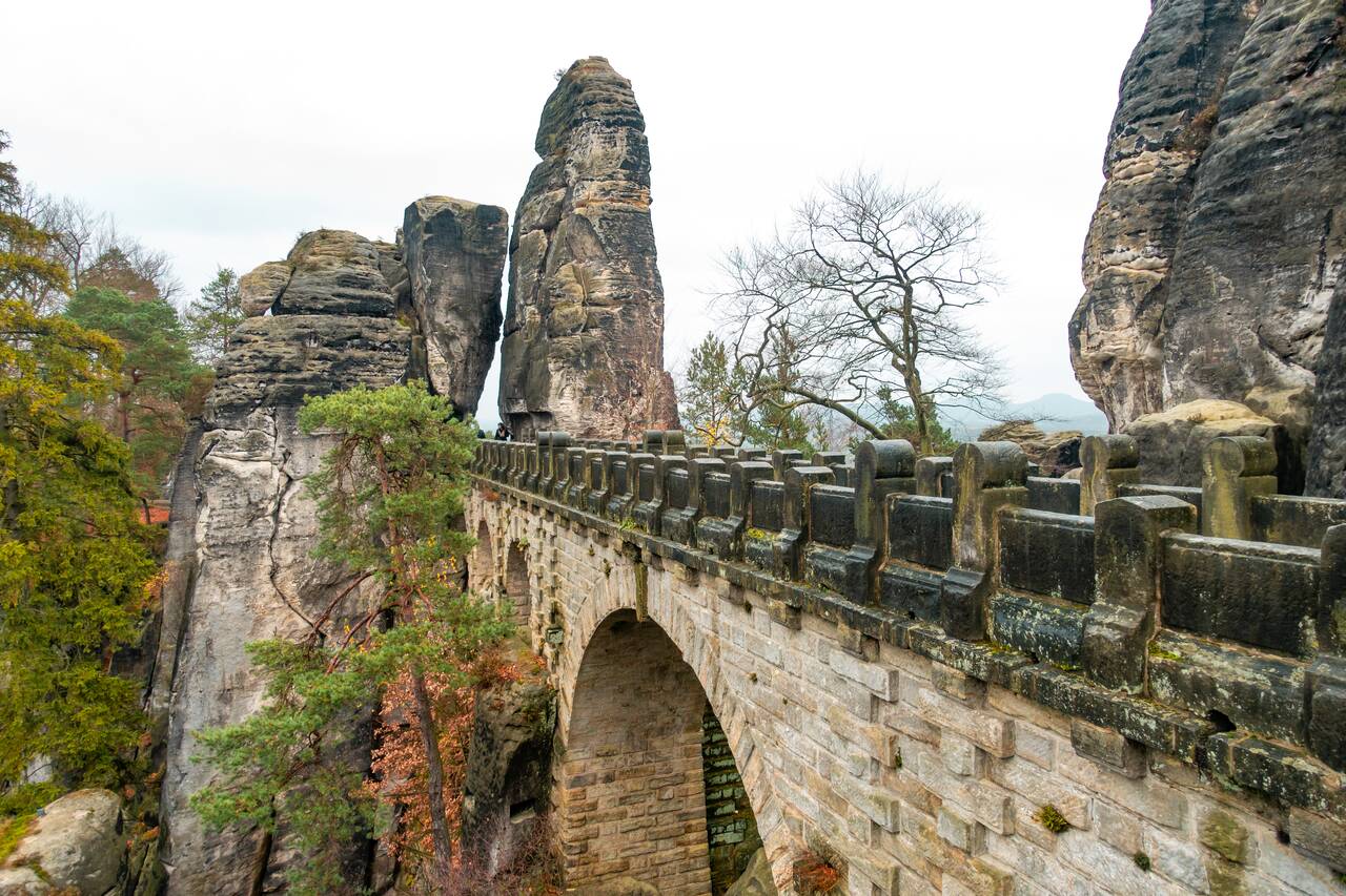 Bastei Bridge up close